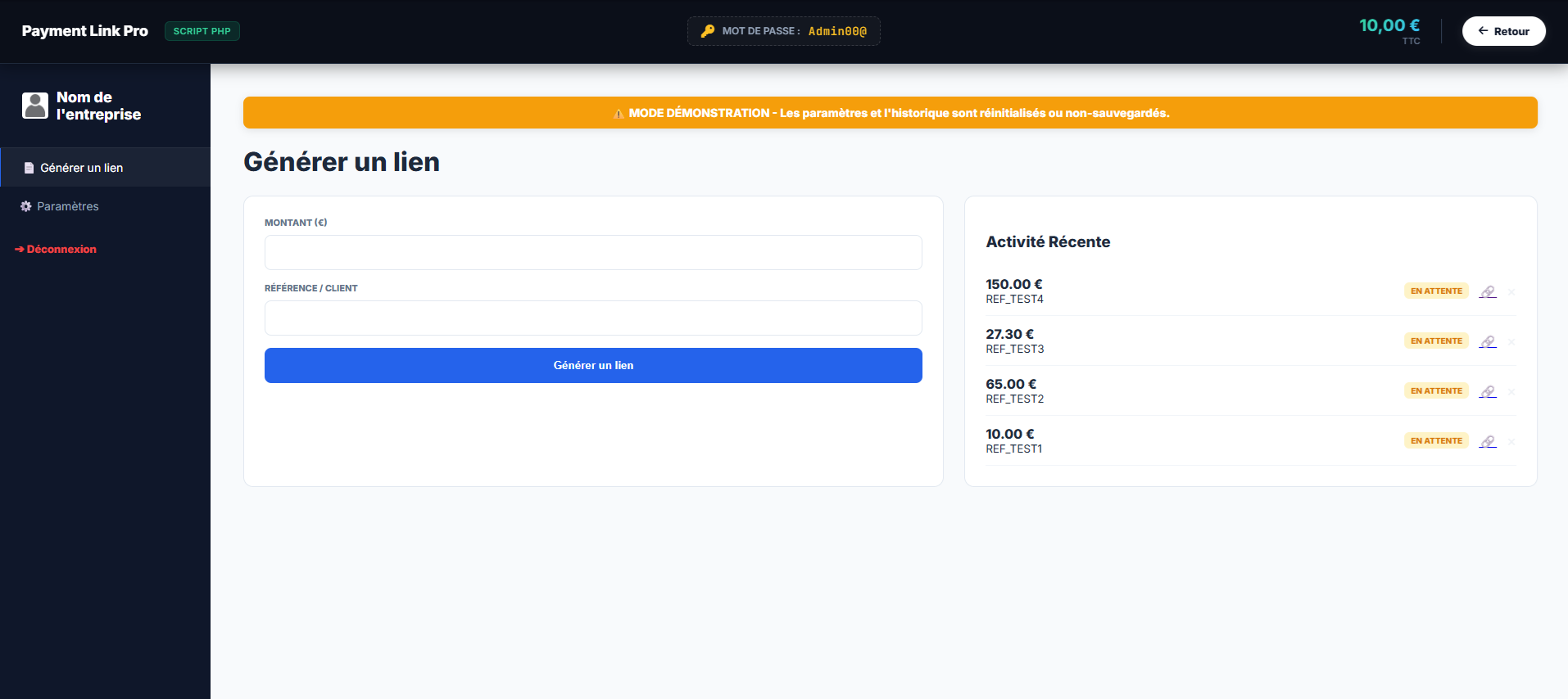 Payment Link Pro