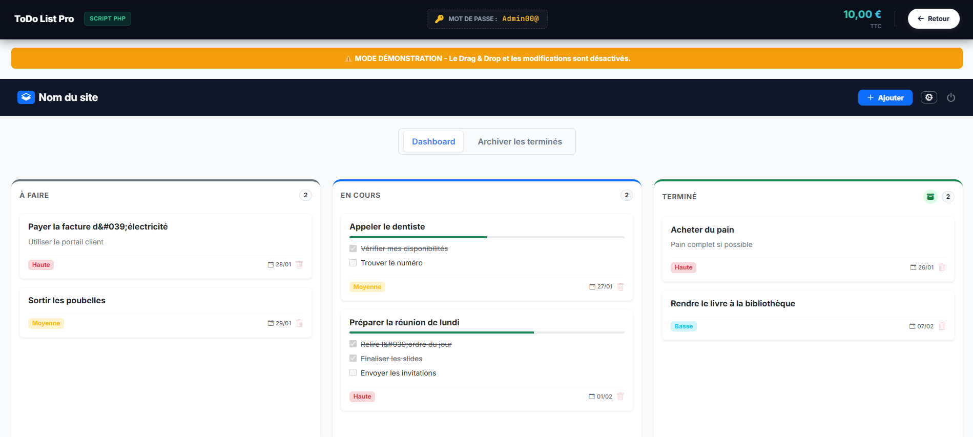ToDo List Pro